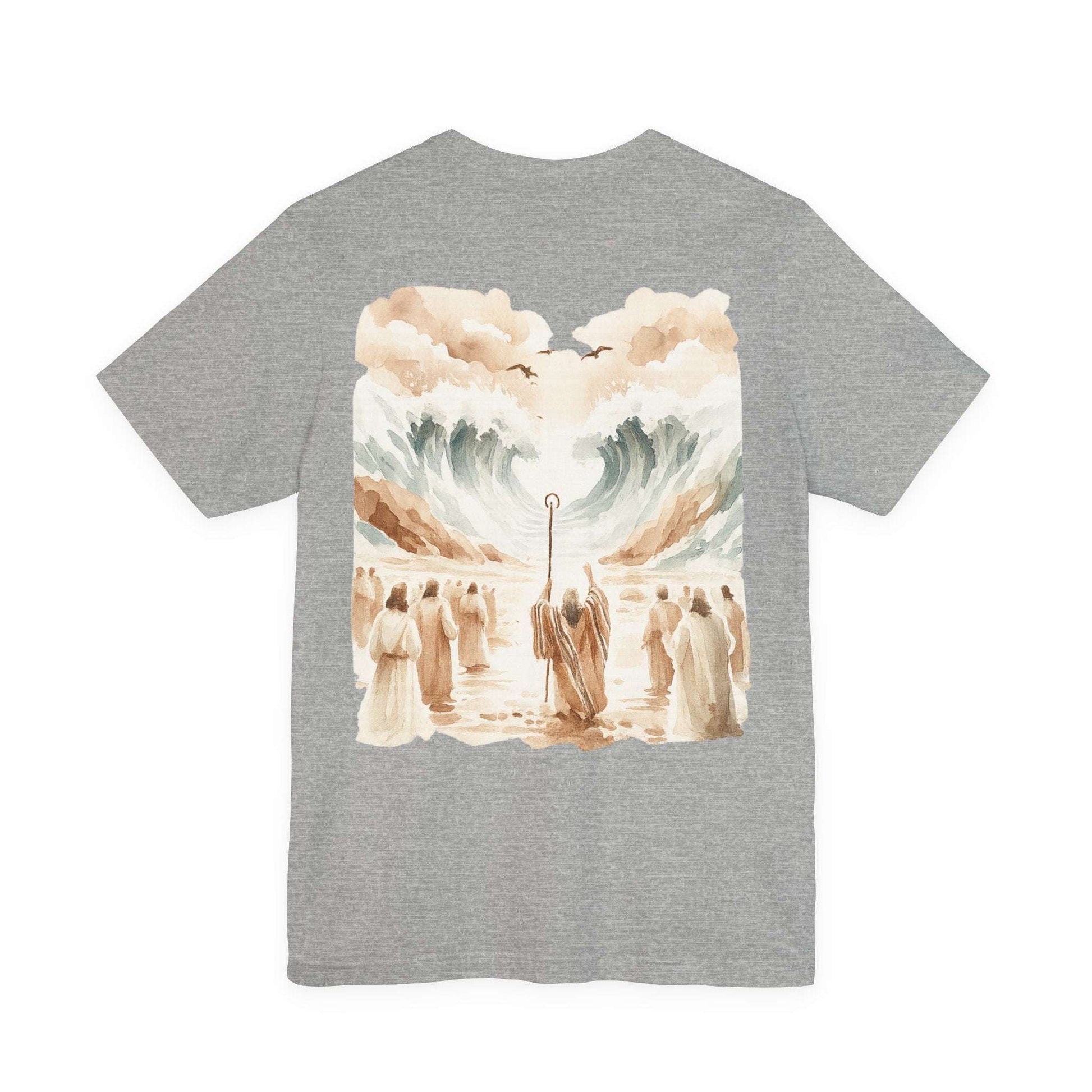 Moses Parting the Red Sea - Exodus 14:21 T-shirt - Holy Looks