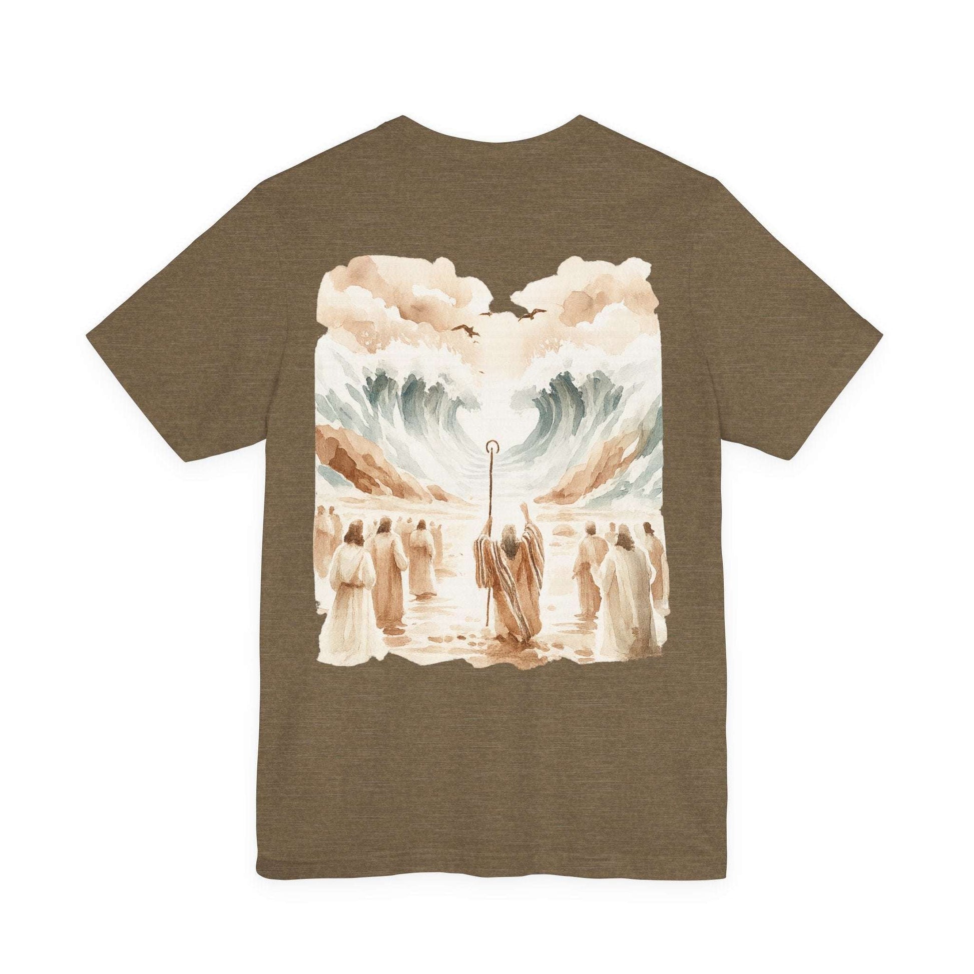 Moses Parting the Red Sea - Exodus 14:21 T-shirt - Holy Looks