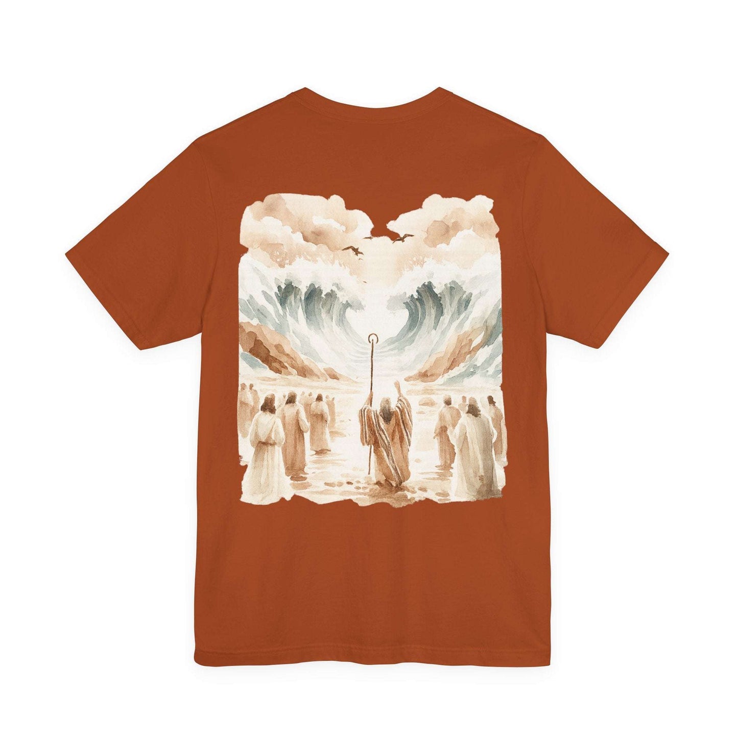 Moses Parting the Red Sea - Exodus 14:21 T-shirt - Holy Looks