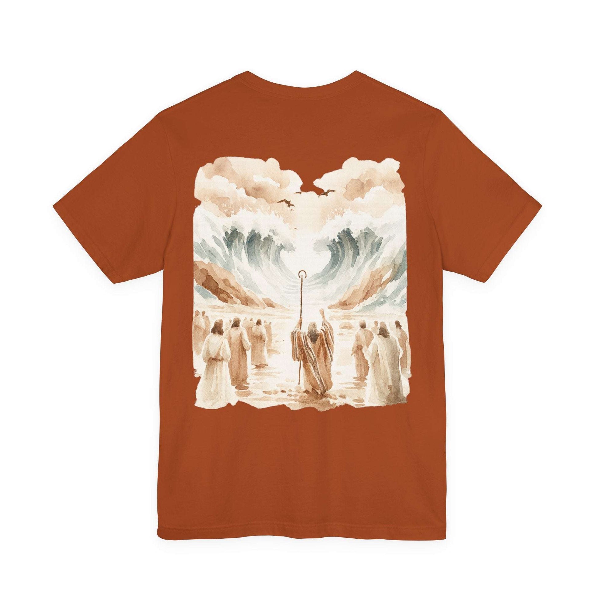 Moses Parting the Red Sea - Exodus 14:21 T-shirt - Holy Looks
