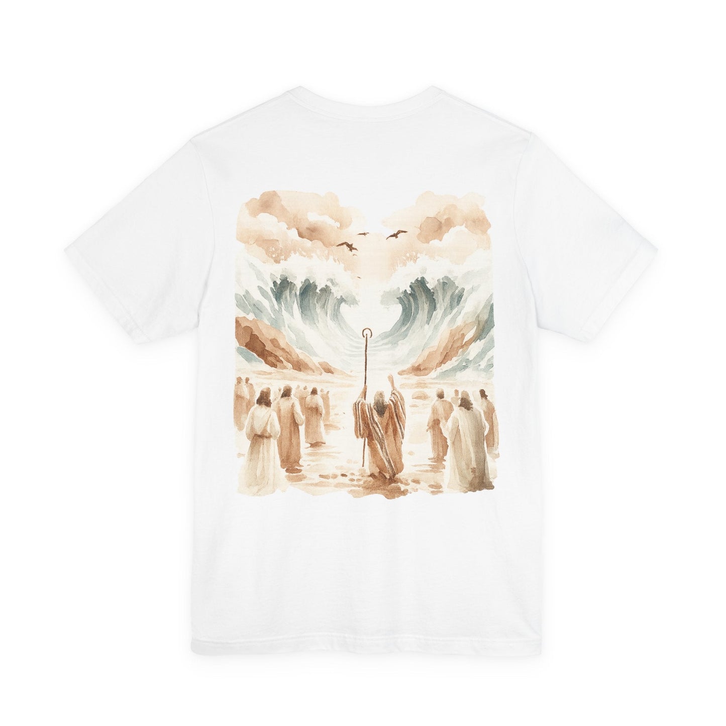 Moses Parting the Red Sea - Exodus 14:21 T-shirt - Holy Looks