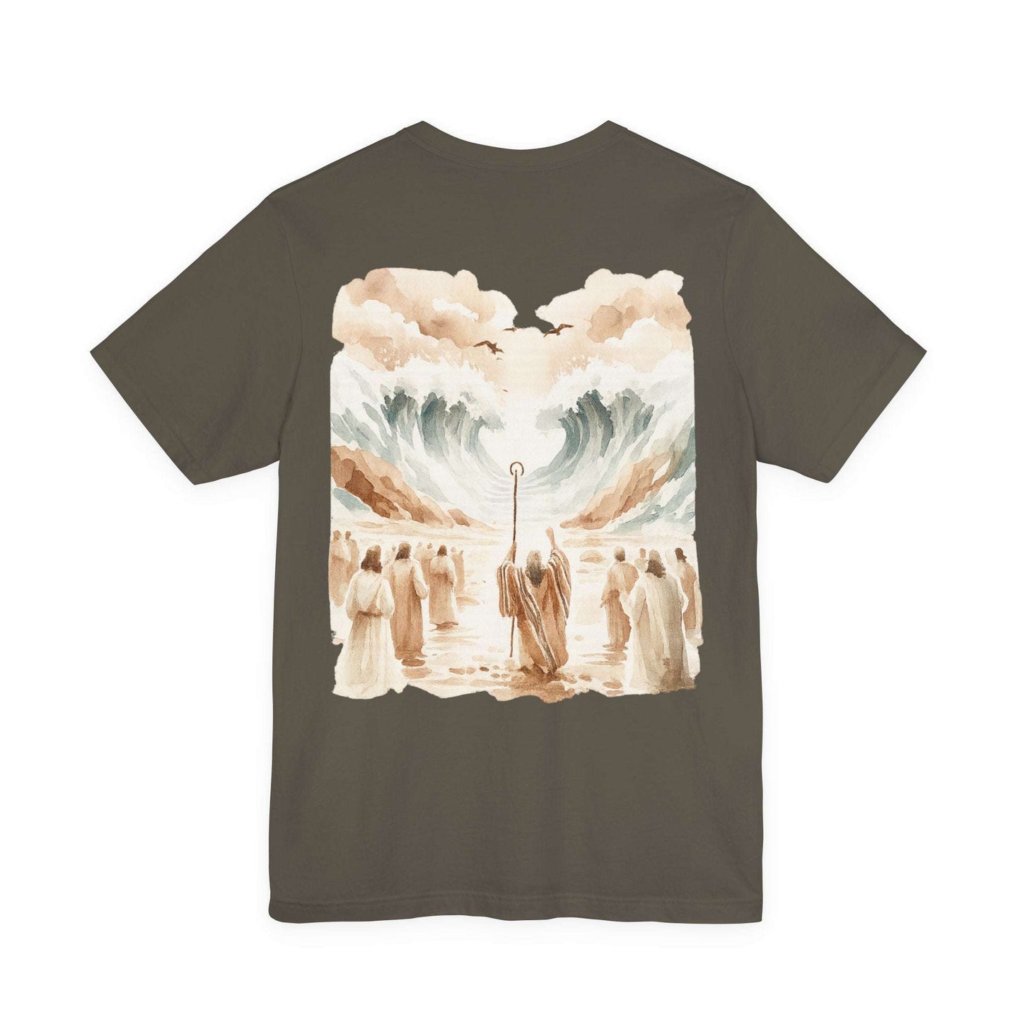 Moses Parting the Red Sea - Exodus 14:21 T-shirt - Holy Looks