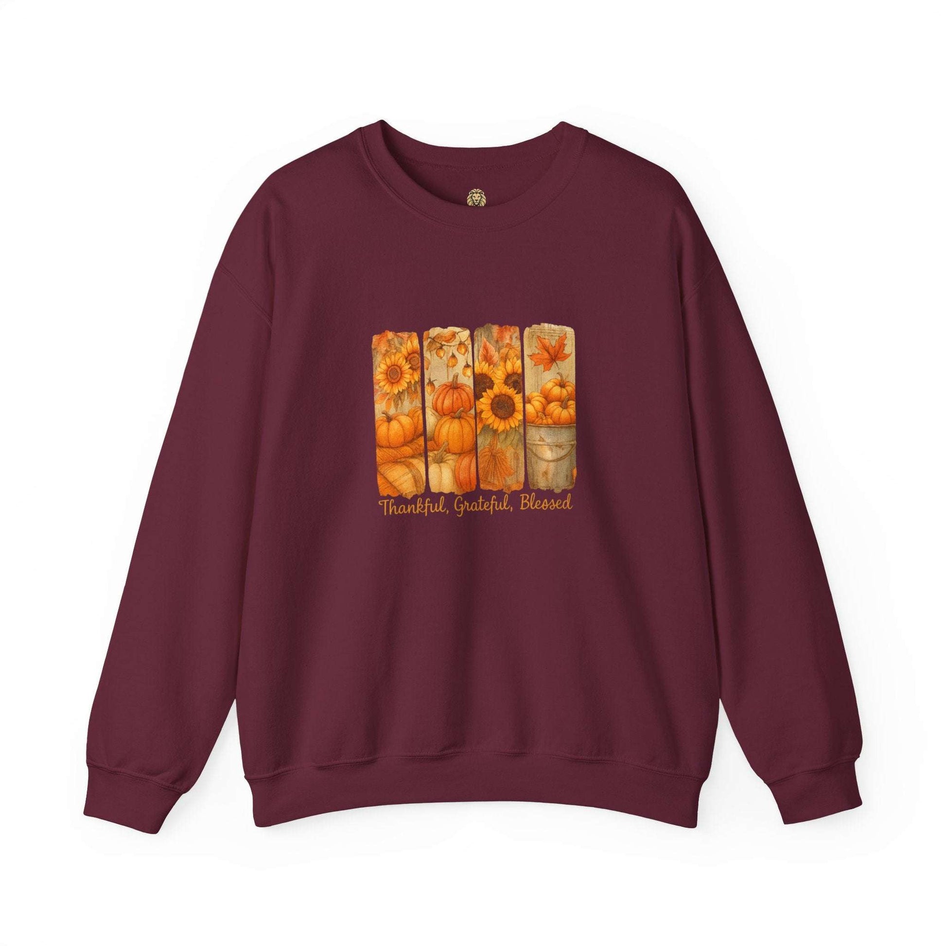 Thankful Grateful Blessed Christian Sweatshirt - Holy Looks
