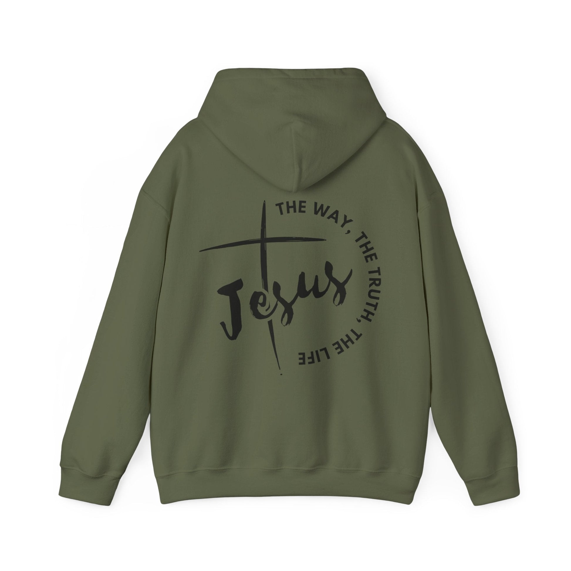 The Way Truth Life Jesus Hoodie | John 14:6 Design - Holy Looks