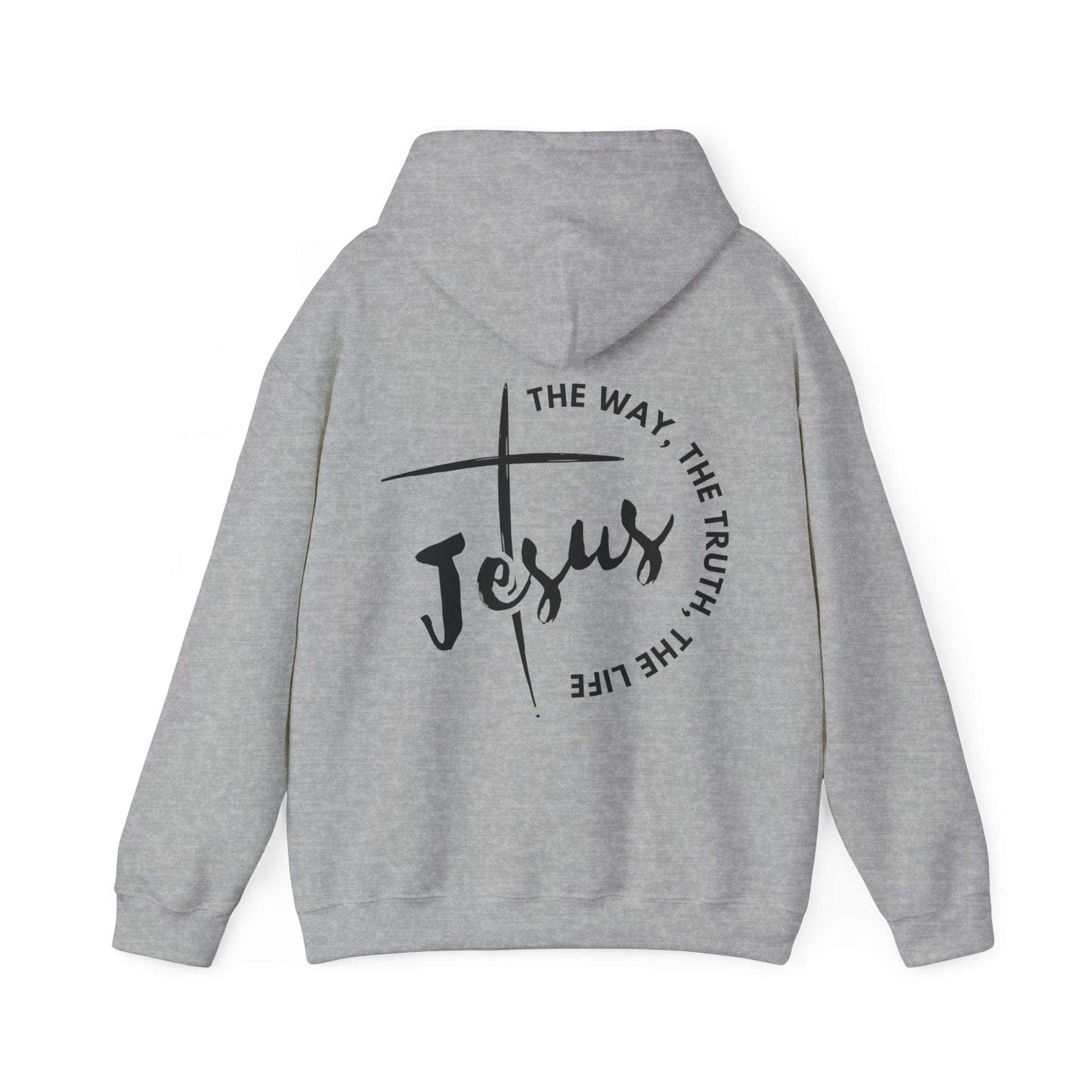 The Way Truth Life Jesus Hoodie | John 14:6 Design - Holy Looks
