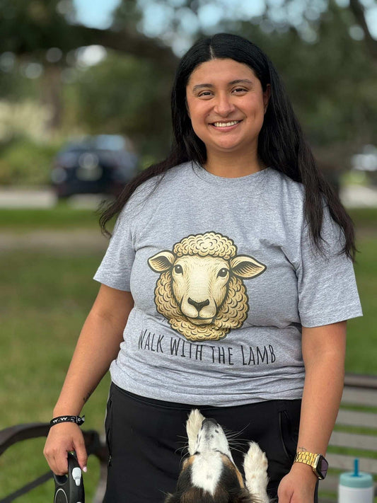 Walking with the Lamb | Protected by the Lion Tee - Holy Looks